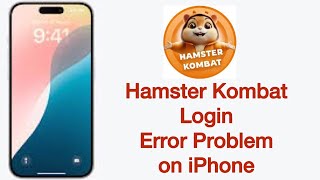 How to Fix Hamster Kombat Unable to Login Error on iPhone [upl. by Jacquenette]