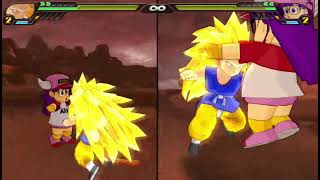 DBZ BT3  BlackClockItaliaGoku SSJ3 vs SamMiyen10EcuadorArale [upl. by Ettigdirb967]