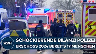 POLIZEI Beamte geben 2024 mehr tödliche Schüsse ab Forderungen nach Tasern werden lauter [upl. by Gris166]