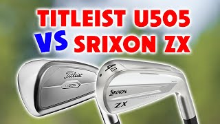 Titleist U505 vs Srixon ZX Review [upl. by Nnawtna]