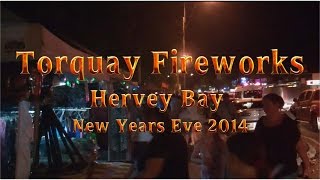 Torquay Fireworks New Years Eve 2014 [upl. by Eiramlehcar589]