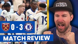 WEST HAM 03 CHELSEA MATCH REVIEW  WHAT WE LEARNT [upl. by Fernanda602]