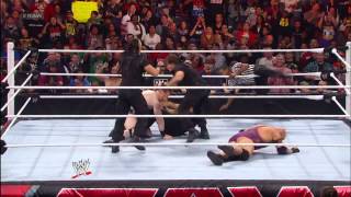 Ryback vs The Shield  3on1 Handicap Match Raw Dec 31 2012 [upl. by Igig601]