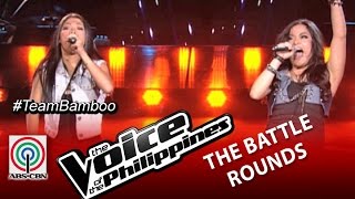 The Voice of the Philippines Battle Round quotBanal na Asoquot by Shaira Cervancia and Tanya Diaz [upl. by Colver225]