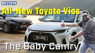 Review 2023 Toyota Vios 15G  The Baby Camry  TopGear Malaysia [upl. by Notanhoj558]