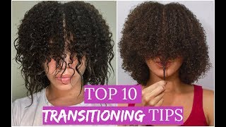 Top 10 Tips For Transitioning to Natural Hair  Lyasia in the City [upl. by Eiffe]