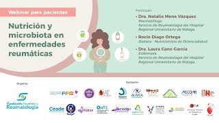 Webinar Nutrición y microbiota en enfermedades reumáticas [upl. by Enilesoj]