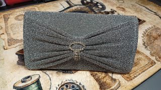 Elegante Clutch für jede Gelegenheit zum selber nähen mit Schnittmuster Anleitung [upl. by Einatirb555]