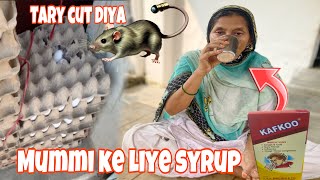 Mummi ke liye syrup 😍 Tary cut diya 😲 vlogs [upl. by Kelam68]