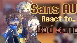 Sans AUs react to Bad GuysSanses  Part 1 [upl. by Enelam]