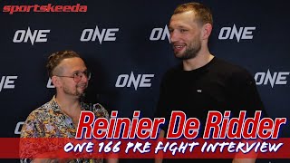 Reinier de Ridder ONE Championship 166 pre fight interview [upl. by Colline787]