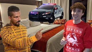 CRAZY Hotel Room Prank on Manager Cops Called [upl. by Driscoll905]