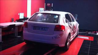 Revo Stage 3 Audi S3 20 TFSi on the rollers [upl. by Atinid]