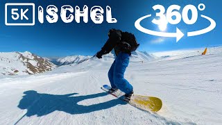 Ischgl Austria Full Snowboard Run in Virtual Reality [upl. by Mulcahy]