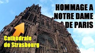 Les cloches sonnent pour Notre Dame de Paris  Cathédrale de Strasbourg ENTIER [upl. by Worra]