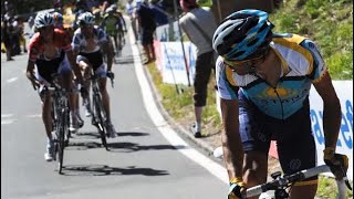 FLYING CONTADOR DESTROYS ARMSTRONG VERBIER 2009 TDF  Best Moments [upl. by Kirsten]