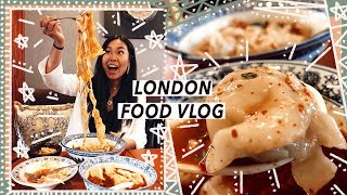 Eating Chinese Biang Biang Noodles in LONDON  Food Vlog [upl. by Virgin]