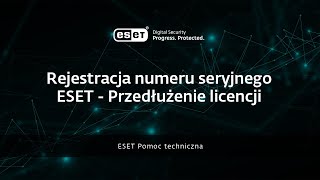 Rejestracja numeru seryjnego ESET  Przedłużenie licencji  2014 [upl. by Leimad416]