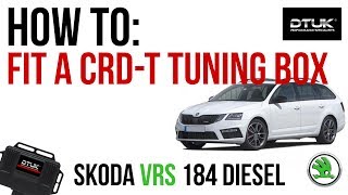 How to fit a DTUK CRD3 Tuning box to a Skoda Octavia VRS 184 Diesel [upl. by Senn]