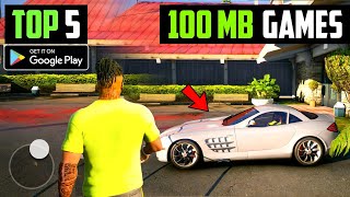 Top 5 Best OFFLINE Games For Android Under 100MB l Hd Graphics 2024 [upl. by Berstine]