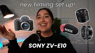 NEW CAMERA UNBOXING  Sony ZVE10  first impressions accessories haul amp sample shots [upl. by Ardnaz]