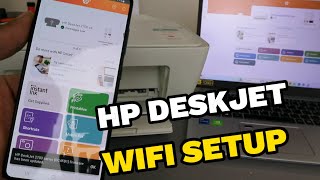 How To SetupConnect HP DESKJET 2710E To WIFI Network with Phone and Computer PC Laptop [upl. by Pontias]