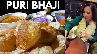 Puri Bhaji Recipe  Halwai Wala Puri Bhaji At Home [upl. by Amapuna]