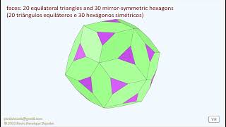 Icosaedro chanfrado  Chamfered icosahedron [upl. by Ojytteb]