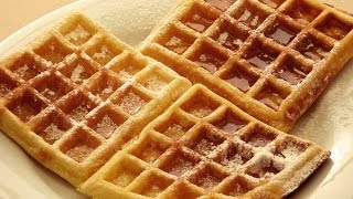 Homemade Waffle Recipe [upl. by Anairad144]