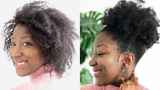 How To Make ThinFine Hair Appear Thicker  High Puff on thin hair  Adede [upl. by Orvah865]