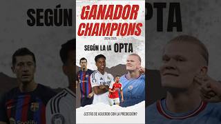 Una IA PREDICE quien GANARÁ la CHAMPIONS Y NO ES EL REAL MADRID [upl. by Auqinimod894]