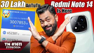 Redmi Note 14 Is Here 30 Lakh AnTuTu🤯 Snapdragon 8 Elite Nothing OS 30 Lava Agni 3TTN1611 [upl. by Domash]