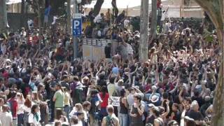 15J Protestas populares bloquean el Parlament de Catalunya [upl. by Atteuqehs]