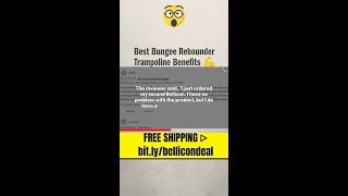 Best Bungee Rebounder Trampoline Benefits 💪 [upl. by Borek]