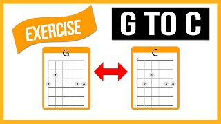 G to C Chord Changing Trick beginner guitar [upl. by Whitcher]