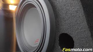 How does the 10quot Double Voice Coil Alpine R Series SWR10D4 subwoofer sounds in a Perodua MYVI [upl. by Nnilsia]