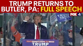 Trump Rally in Butler PA FULL SPEECH [upl. by Coney]