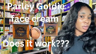 Parley Goldie beauty cream review Honest review of Goldie parley face cream whitening face cream [upl. by Nosna391]