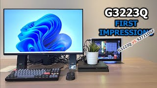 Dell G3223Q  Top 5 things you should setup  G3223Q vs S2721DGF  First Impressions [upl. by Larkins]