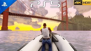 Grand Theft Auto San Andreas PS5 NEXT GEN Gameplay  4K HDR 60 FPS [upl. by Oinafipe]