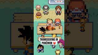 Thanksgiving in Pokemon ❤️ pokemon shorts [upl. by Vokaay]