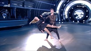 DWTS 6 7ο Live  Όλγα Πηλιάκη amp Γιώργος Κετσερίδης 932018 [upl. by Haissem962]