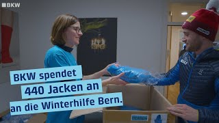 Wiederverwenden statt wegwerfen I Kleiderspende an die Winterhilfe Bern I BKW [upl. by Koziel]