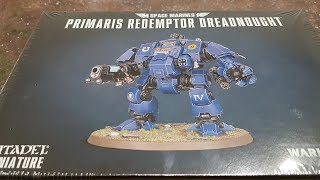 Primaris Redemptor Dreadnought unboxing [upl. by Einalem]