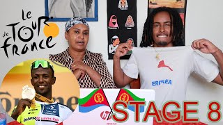 Eritrean Biniam Girmay Wins Tour De France Stage 8 🇪🇷 [upl. by Strage]