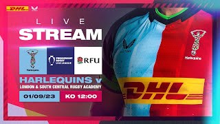 Live Premiership Rugby U18 League  Harlequins Academy vs London amp South Central Academy [upl. by Dacey]