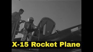 X15 ROCKET PLANE FLIGHT USAF PILOT ROBERT RUSHWORTH EDWARDS AFB GG45531 [upl. by Lou]