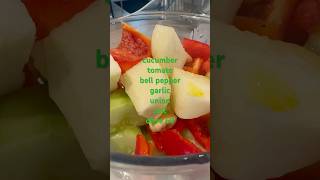 gazpacho easyrecipe colddrink food foodie healthy [upl. by Gill]