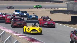 SVRA Group 6 Race 2 Laguna Seca 2021 [upl. by Lehcim289]