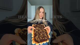 Healthy amp Easy Dessert Idea🤩 healthyrecipes healthydessert glutenfree [upl. by Aramas]